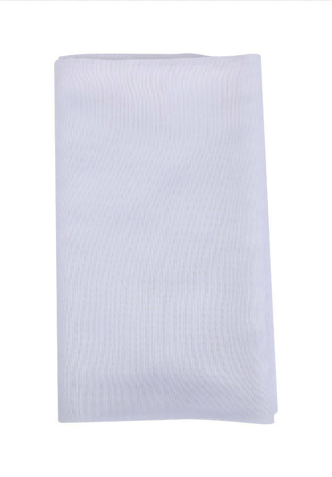 Pure Polyester with fine texture soft hand and good permeability plain woven sheer drapery fabric
