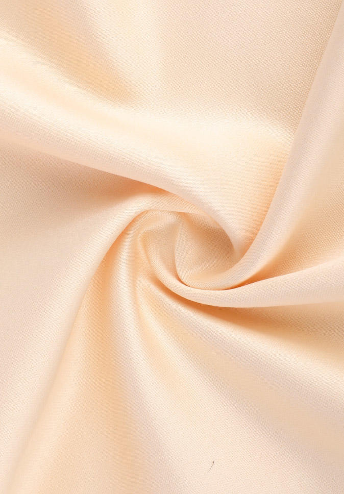 Pure polyester smooth and soft auditorium plain multi colors satin curtain fabric