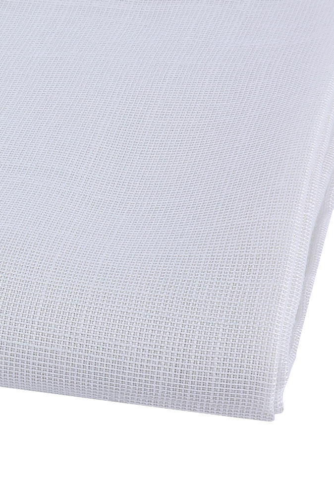 IFR Polyester slub style soft hand feeling good permeability elegant thin curtain fabric