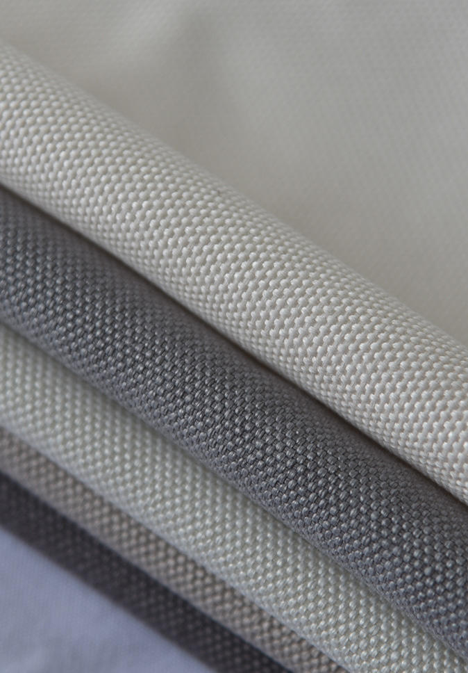 Pure Polyester hotel strong light blocking and FR thermal insulation oxford curtain fabric