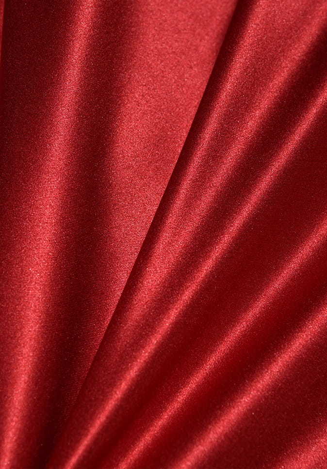 Pure polyester smooth and soft auditorium plain multi colors satin curtain fabric