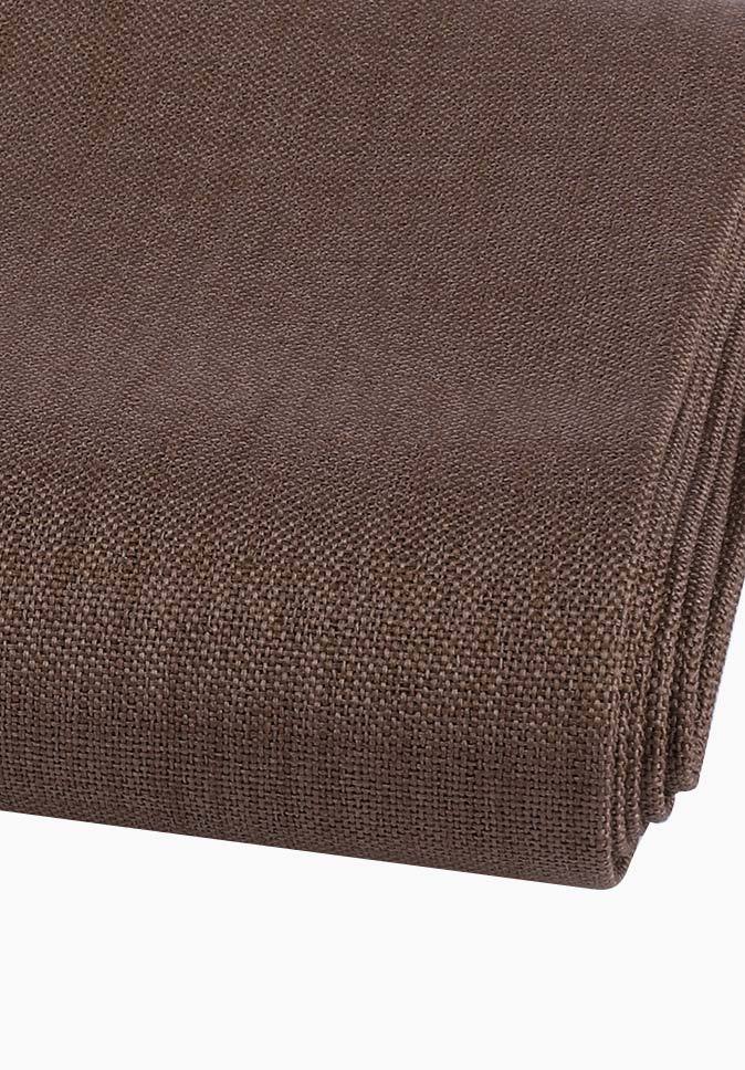 Pure Polyester luxury anti-pilling 300CM IFR linen-look dimout curtain fabric
