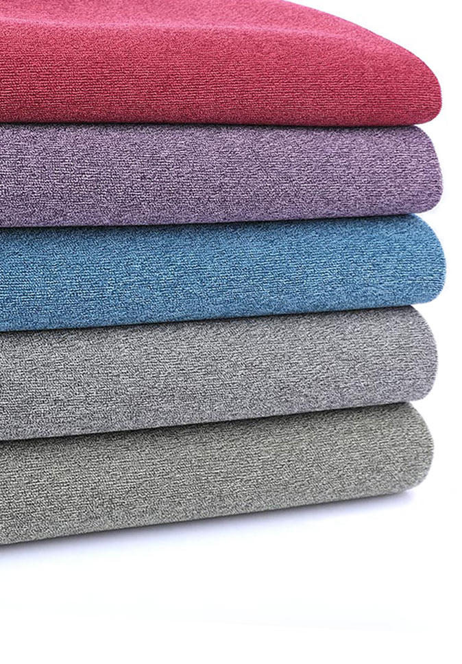 Pure polyester environmental friendly 300CM Inherent flame retardant chenille curtain fabric