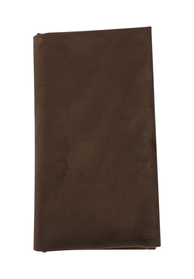 Pure Polyester high-end china soft deliciously thick velour stage brown curtain fabric