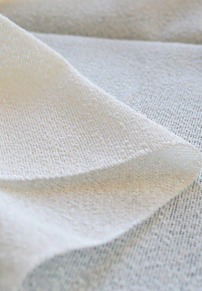 Polyester Linen Look Fabric Cheap Sheer Curtain Fabric For Hotel Decoration