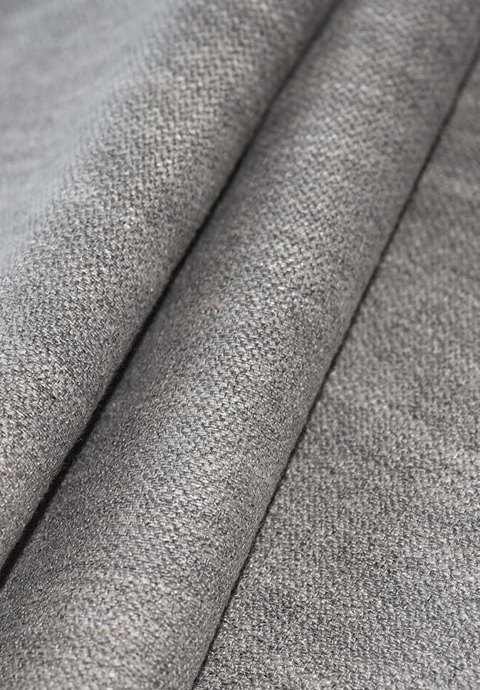 High Quality Pure Polyester Linen-look Dimout Fabric  Blackout Fabric For Curtain