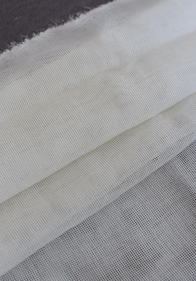 Flame Retardant Pure Polyester Sheer Fabric Translucent Fabric For Hotel Curtain