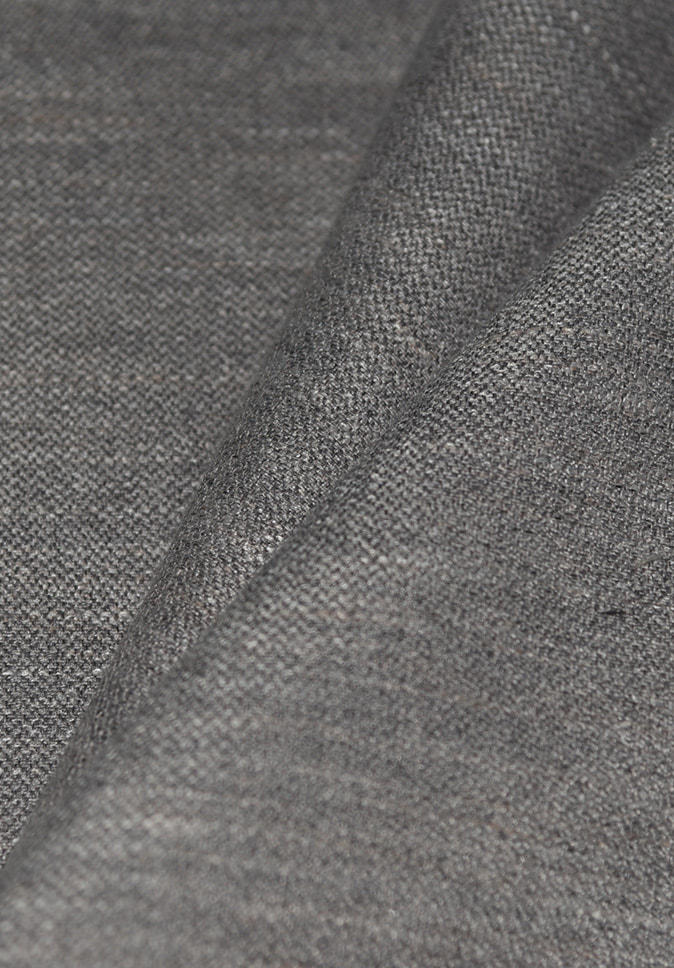 High Quality Pure Polyester Linen-look Dimout Fabric  Blackout Fabric For Curtain